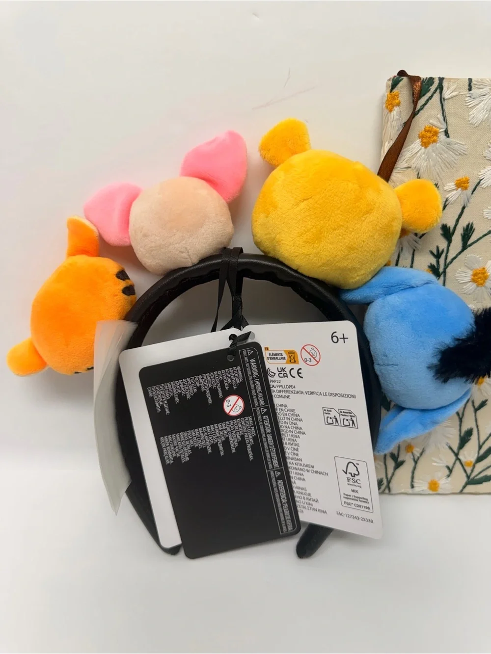 New Loungefly Disney Winnie the Pooh Plush Characters Headband